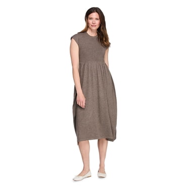 George Women's Short-Sleeve High Waist Dress