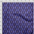 thumbnail image 4 of oneOone Velvet Medium Blue Fabric Ikat Sewing Craft Projects Fabric Prints By Yard 58 Inch Wide, 4 of 4