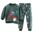 thumbnail image 1 of Hiiyo Newborn Boys Pajama Set Cartoon Printed Long Sleeve Tshirt Pants Children Sleepwear, 1 of 2