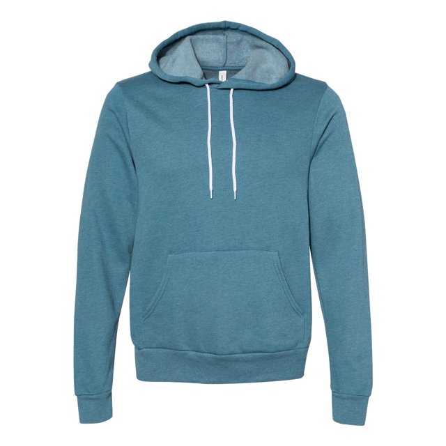 Bella Canvas 3719 Unisex Poly-Cotton Fleece Pullover Hoodie, M