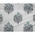thumbnail image 4 of oneOone Polyester Lycra Fabric Leaves|Floral & Paisley Block Printed Fabric 1 Yard 56 Inch Wide, 4 of 4