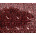 thumbnail image 4 of oneOone Viscose Chiffon Fabric Leaves & Paisley Block Print Fabric BTY 42 Inch Wide, 4 of 4