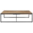 thumbnail image 2 of vidaXL Table Basse 140x140x40 cm Bois de Manguier Brut, 2 of 4