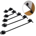 thumbnail image 3 of Cabin Hook And Eye Latch Lock Shed Gate Door Stainless Steel Catch Silent Holder, 3 of 4