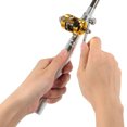 thumbnail image 4 of Pole,Combo Set Portable Rod Pole Reel Portable Pocket Pen Rod Reel Set Portable Pocket Alloy Line Soft Reel Combo Set Pocket Pen Rod Line Soft Lures Silver Siuke Rod Rod Zdhf Xinzy, 4 of 6