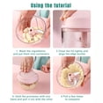 thumbnail image 4 of Manual Food Processor Mini Pull String for Veggies  Ginger  Fruits  Nuts  Herbs  etc  Blue Medium, 4 of 7