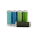 thumbnail image 2 of GÜTERMANN Sew-All Polyester Thread No. 120 Colour Gradient 5-Pack, Green, 128 m (140 yd), 2 of 5