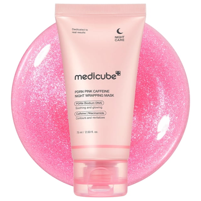 Masque Facial Médicube Masque d'Enveloppement PDRN Caféine 75 ml