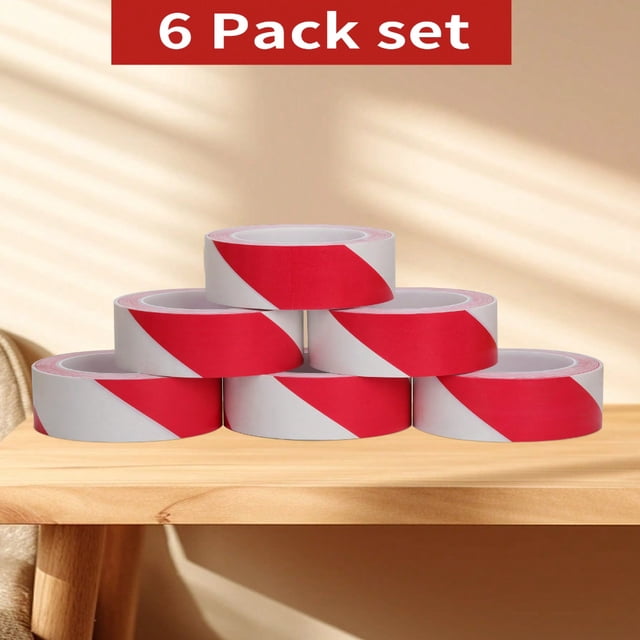 CHUANK 6rolls/set PVC Tape Modern Solid Strong Adhesive Patch For Home