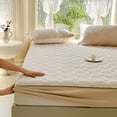 thumbnail image 1 of Fiudx Queen Size Mattress Protector 35.4X78.7 Inches | Non-Slip Fitted Sheet with All-Around Elastic | Soft Breathable Polyester Bed Cover | Waterproof Mattress Pad for Kids & Pets, 1 of 6