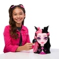 thumbnail image 2 of Monster High Draculaura Styling Head with Color Change and 25+ Accessories for Hair and Makeup, 2 of 6