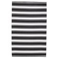 thumbnail image 1 of Erbanica 6' x 9' Indoor Outdoor Black White Band Reversible Plastic Rug, 1 of 5