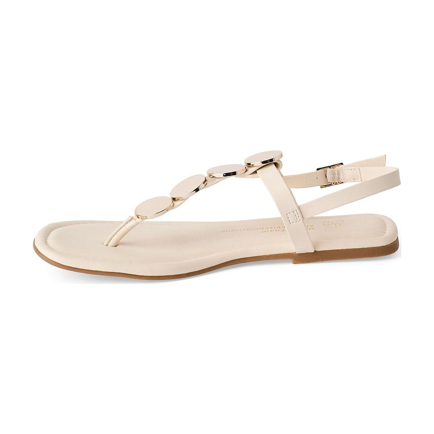 Sandales à bride en T Time and Tru pour femmes