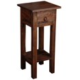 thumbnail image 1 of Sunset Trading Cottage Narrow Wood Side Table in Raftwood Brown/Antique Iron, 1 of 6