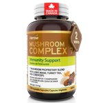 Herba Mushroom Complex Supplements with Lions Mane - 120 Capsules | Made in Canada