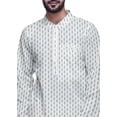 thumbnail image 4 of Atasi Designer Kurta Set For Boys Printed Long Kurta Pajama Summer Clothing, 4 of 4