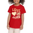 thumbnail image 1 of Chemise à Manches Longues pour Enfants Filles Chemise Ajustée à Manches Longues T-Shirt Imprimé Graphique Col Rond Manches Courtes T-Shirts Été Mignons Tendance Hauts Vêtements, 1 of 3