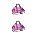 thumbnail image 4 of Wweixi Fitness Bag For On Go Lightweight And Portable Strong And Durable Multipurpose Yoga Gym Bags pink 2Set, 4 of 6