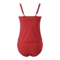 thumbnail image 4 of DGMIOCS Two Piece Bathing Suit Women's Bikini Red S, 4 of 9