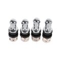 thumbnail image 2 of 4Pcs Car Tubeless Wheel Tire Valve Stem Metal  In High Pressure Flush Mount Rear, Made of Solid Brass and Iron Material, Durable In Using, Comes with EPDM Rubber O  Seal, 2 of 8