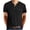 Black, variant on AherBiu Mens Tee Shirts Button Crewneck T-Shirts Stretch Casual T Shirts for Men Summer Vintage Lightweight Henley Shirts