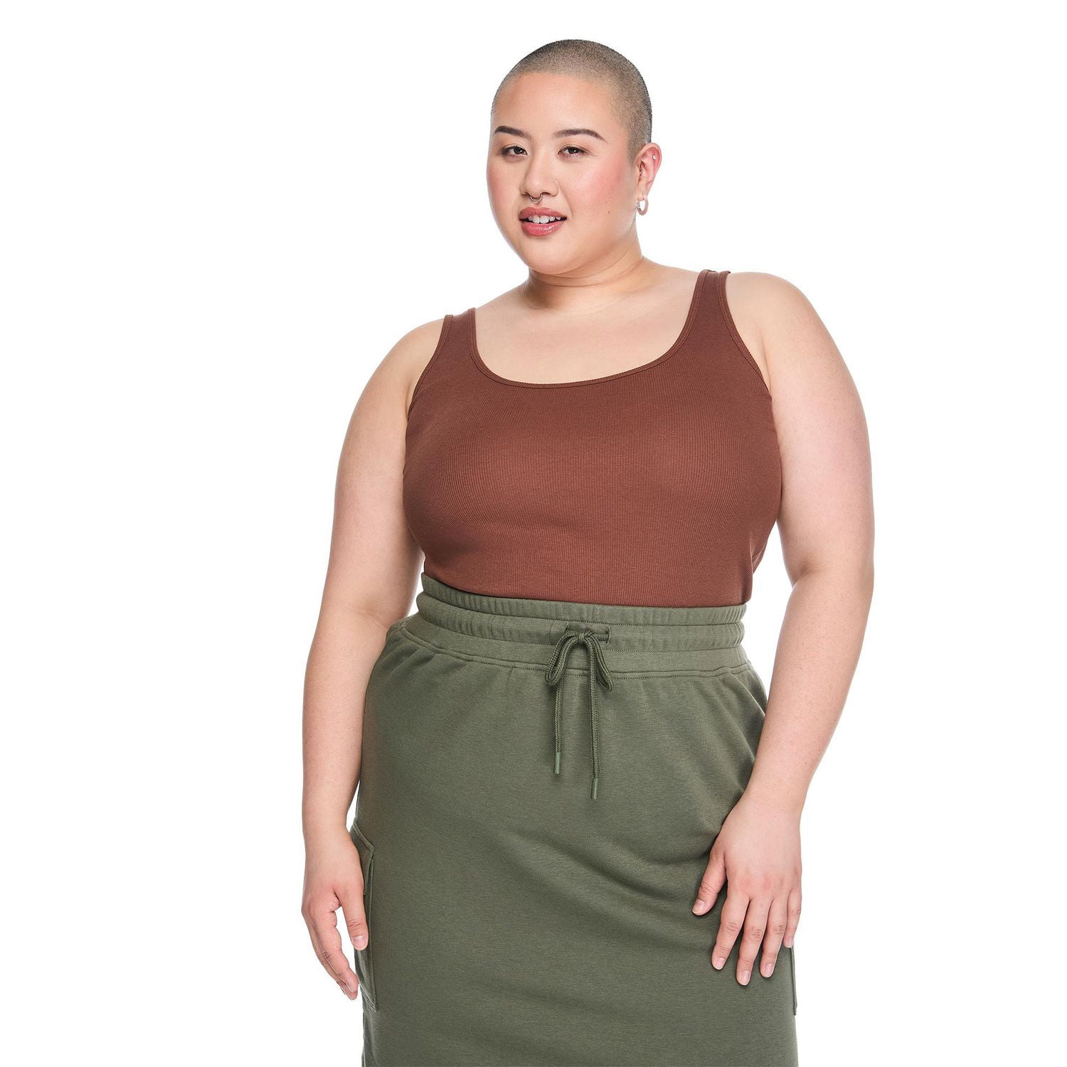 Lane Bryant Women's Plus Scoop-Neck Tank Top