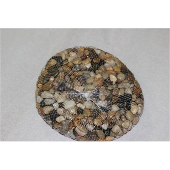 Athenas Garden PR-50-SM-W 0.2-0.4 in. Small Polished Stone Bag, 45 lbs - Crystal White Limestone