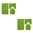 thumbnail image 4 of Baohd 3pieces Multi-functional Non-Slip Chenille Bath Rug Any Bathroom Eco-friendly PJ210922-A022 2Set, 4 of 6