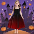 thumbnail image 1 of EnJoCho Robe Évasée Twirly d'Halloween pour Filles, Âge 5-14, Robe de Fête à Manches Courtes pour Trick Or Treat, Saison Effrayante Photo Shoot, 1 of 8
