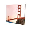 thumbnail image 1 of Pont Coucher de Soleil sur la Porte Dorée - Toile 24"x24 Pouces - Impression sur Demande, 1 of 5