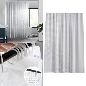Curtain Heavy 72X72INCH FabricWater Spa Duty Shower Hotel Bathroom Shower Curtain Extra Long Fabric Shower Curtain Liner with And Shower Curtains Striped Shower Curtain with Liner