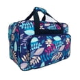 thumbnail image 1 of facefd Sac de Rangement de Voyage Étui Portable pour Machine à Coudre Porte-Fermeture Éclair avec Poignée Organisateur Fourre-Tout Impression Compartiments de Bagage Noir Bleu Foncé, 1 of 6