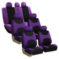 thumbnail image 1 of FH Group Universal Fit Car Seat Covers Flat Cloth, Split Benches for Cars, Auto, Trucks, SUV 3 Rows, 1 of 6