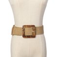 thumbnail image 4 of Kmbangi Ceinture Tressée en Paille pour Femmes, Ceinture Élastique Rétro Extensible, 4 of 5