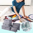 thumbnail image 2 of Lksixu Sac de Voyage 6 Pcs Sac de Rangement Multifonctionnel 6 Pcs Bacs de Rangement Organisateurs et Rangement, 2 of 4