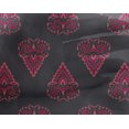 thumbnail image 4 of oneOone Georgette Viscose Fabric Leaves & Floral Block Decor Fabric Printed BTY 42 Inch Wide, 4 of 5