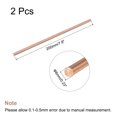 thumbnail image 2 of Unique Bargains 6mm Dia. 200mm Length Solid Copper Round Rod Lathe Bar Stock for DIY Craft 2pack, 2 of 4