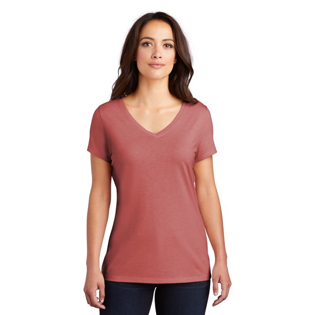 District Women's Perfect Tri VNeck T-Shirt - DM1350L