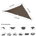 thumbnail image 1 of Breathable Triangle Shade Sail Outdoor Hdpe Model Suitable for Terrace Uv Courtyard Garden Backyard, 1 of 8
