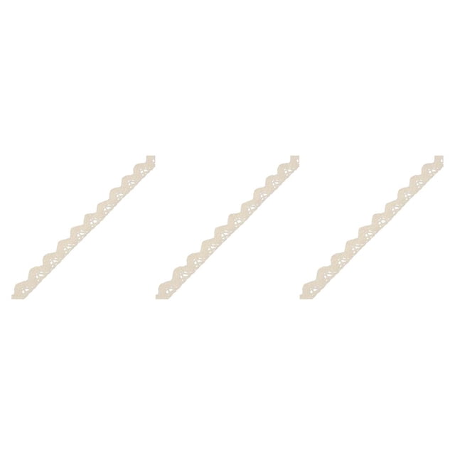 Baohd 1 Roll Lace Craft Ribbon Charming Stylish DIY Craft Creative Sewing Accessory Clothes Supplies Good-looking Lace Trim Type6 3Set
