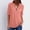 Watermelon Red, variant on zanvin Tops for Women, Women's Summer Long Sleeve Shirts Zip Casual Tunic V-Neck Rollable Blouse Tops Shirt
