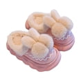 thumbnail image 1 of Girl's Slippers Ohufall Winter Children Add Plush Non-slip Keep Warm Home Slippers, 1 of 2