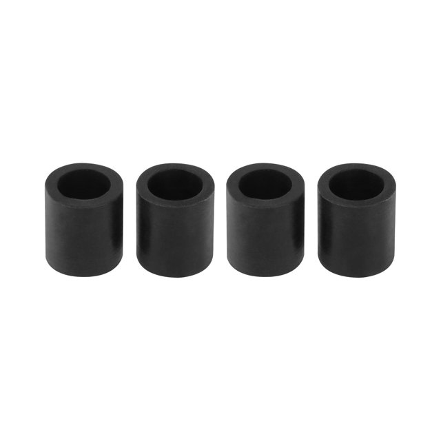 4-piece rubber rollers for replacement accessories for electric cutting machines Black