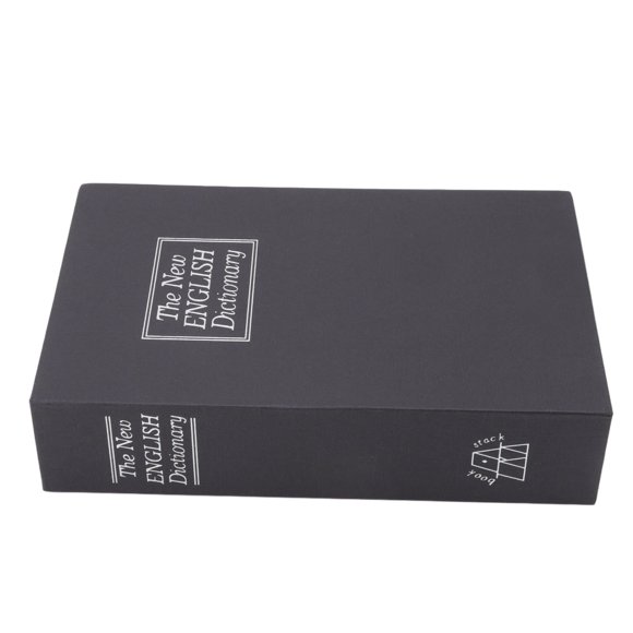 Coffre-Fort de Livre, Boîte de Dépôt Innovante Excellente pour la Dissimulation avec Cadenas Codé Dictionnaire Livre de Diversion Coffre-Fort pour Documents pour Enfants Noir,Bleu