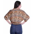 thumbnail image 4 of Moomaya Hauts de Yoga Kimono Imprimés à Col en V pour Femmes, Hauts Décontractés à Manches Boxy, 4 of 4