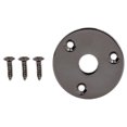 thumbnail image 2 of Guitar Jack Socket Plate, Guitar Round Metal Jack Plate Cover Guitar Jack Socket Plate For Bass With Mounting Screws, 2 of 8
