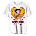 thumbnail image 1 of T-Shirt Blanc Betty Boop Grand Cœur Géant, 1 of 4