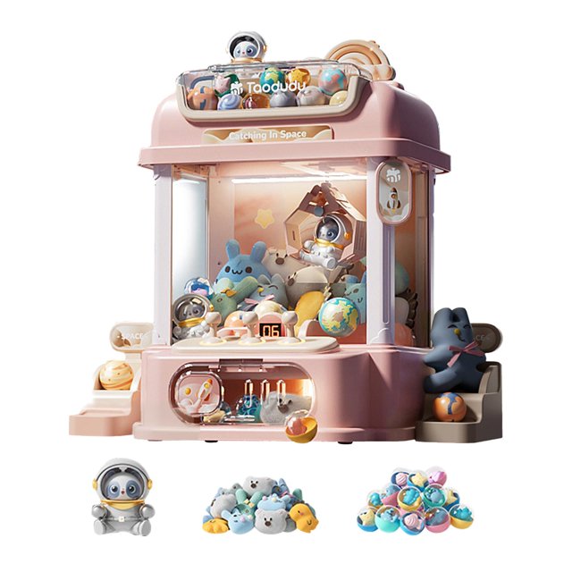 Xuanheng Machine à Griffes Distributeur de Bonbons Capsules Jouets Mini Attrape-Bonbons Distributeur de Prix pour style D