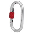 thumbnail image 1 of Rock Climbing Carabiner, High Stability High Strength Carabiner, Durable Carbon Steel Mountain Climbing Rock Climbing Outdoor Training For Fire Rescue, 1 of 8