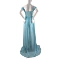 thumbnail image 2 of Baohd Robe de Maternité pour Photographie Robe en Mousseline devant Robes de Grossesse Femmes Vêtements de Séance Photo Accessoire Dentelle Bleu Clair P, 2 of 6